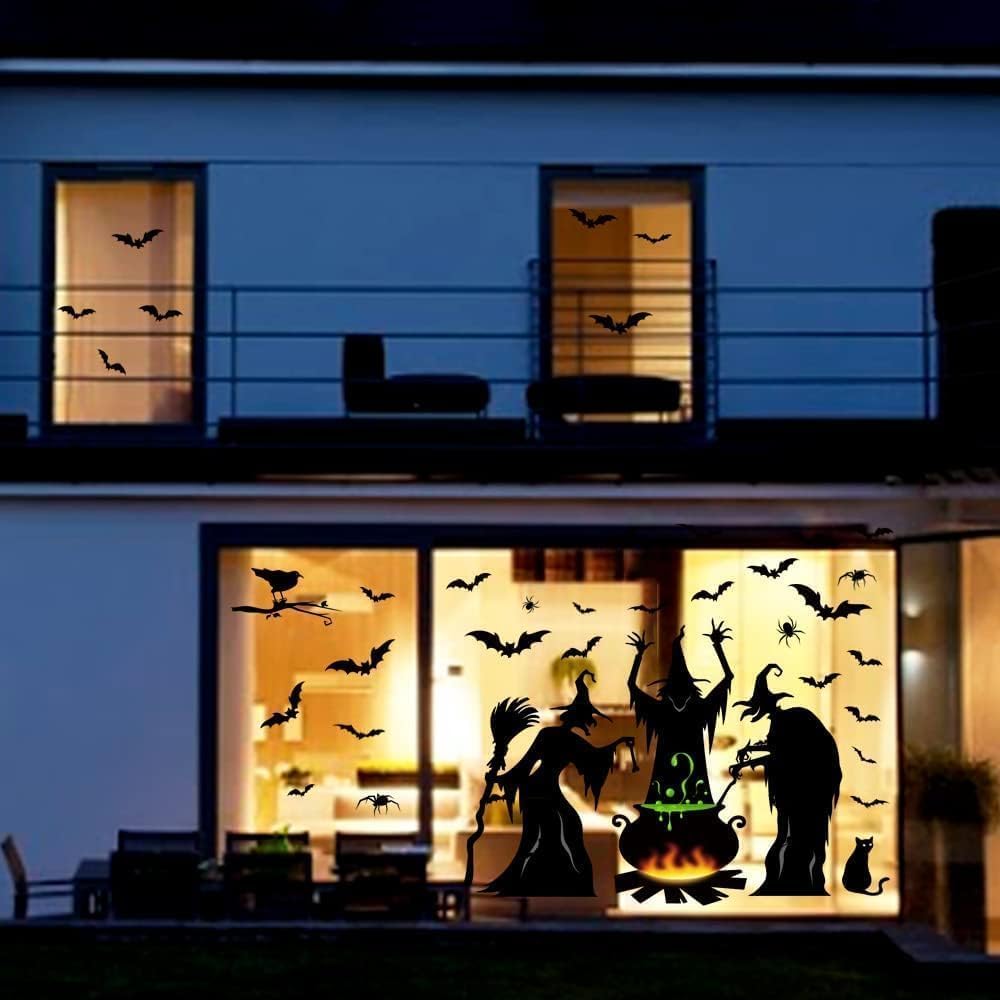 Hauntiva™ Spooky Window Clings Set