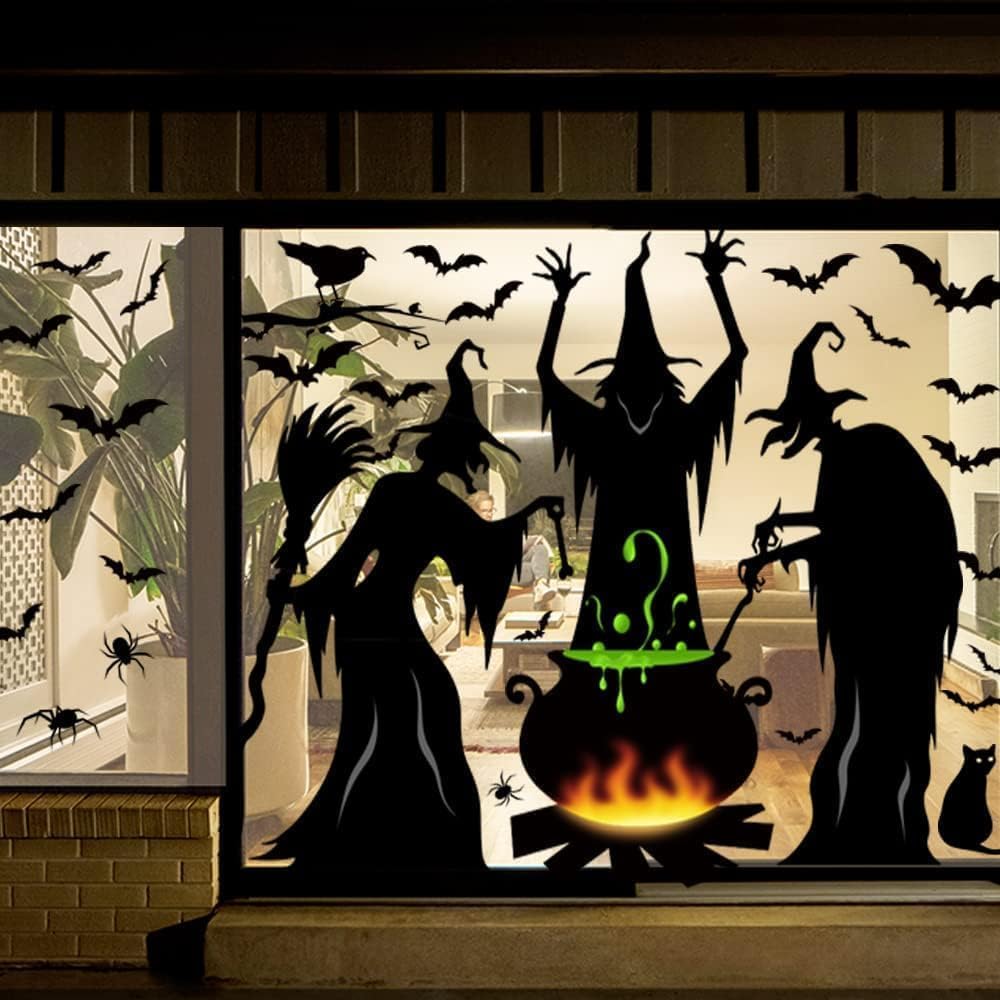 Hauntiva™ Spooky Window Clings Set