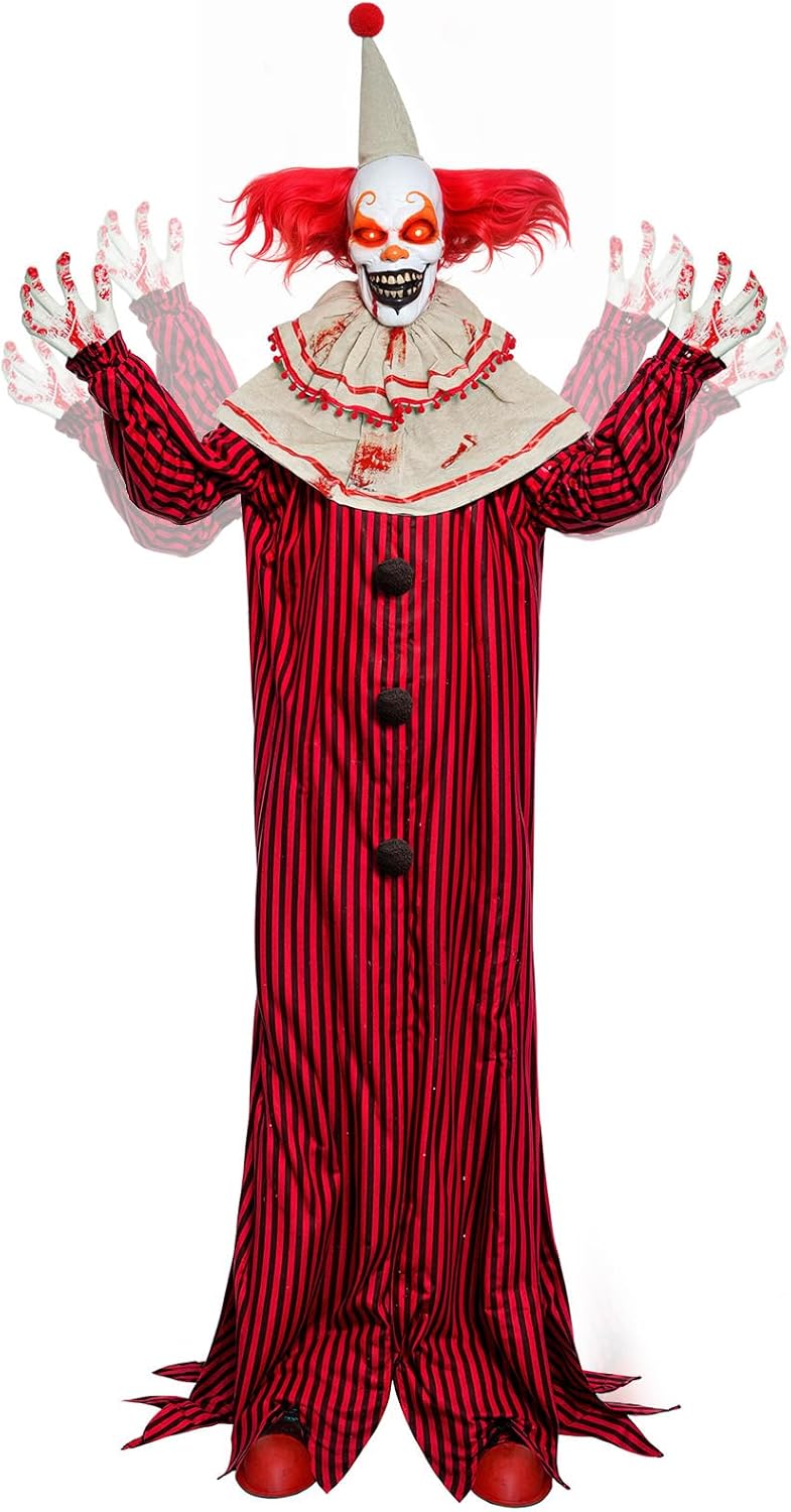 Hauntiva™ Lifesize Animated Scary Clown