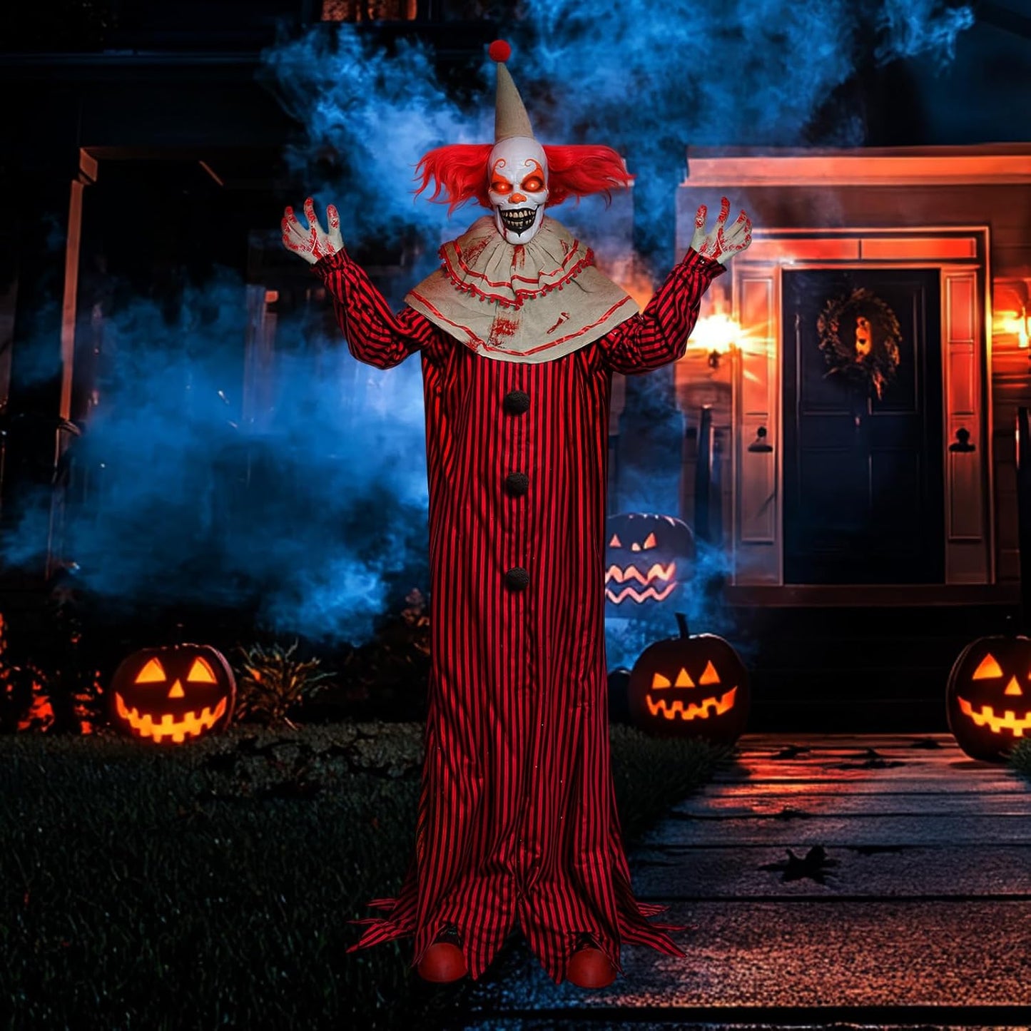 Hauntiva™ Lifesize Animated Scary Clown