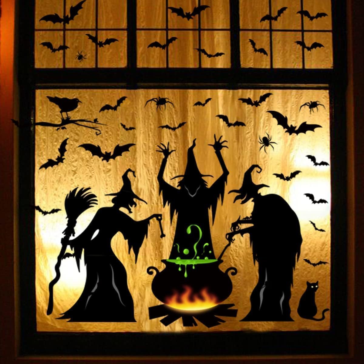 Hauntiva™ Spooky Window Clings Set