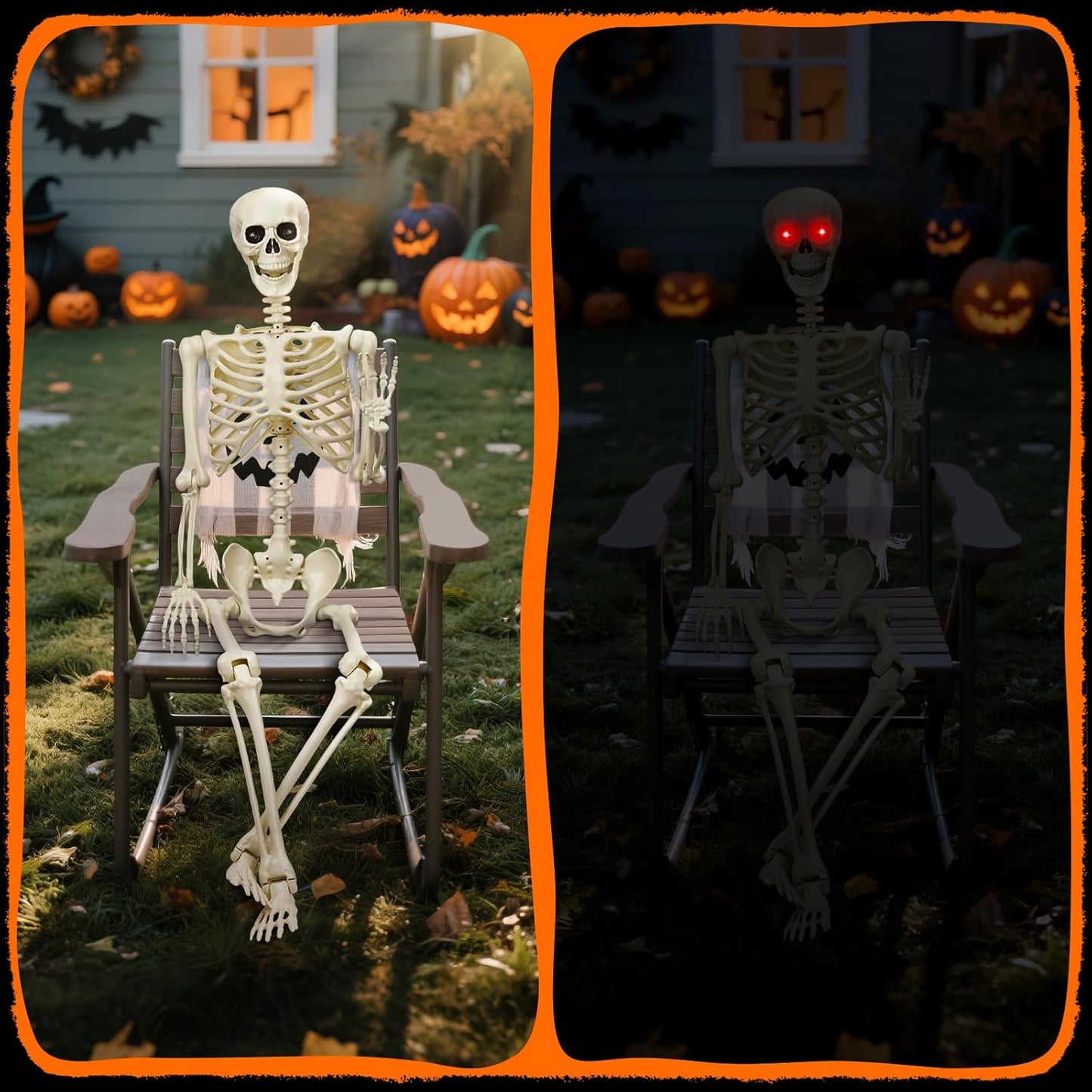 Hauntiva™ Life-Size Halloween Skeleton Decor
