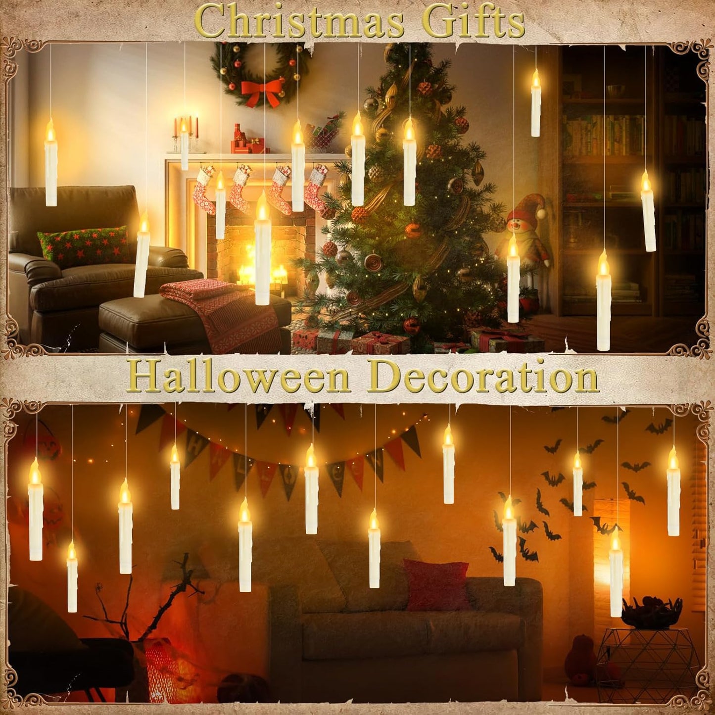 Hauntiva™ Floating Enchantment Candles – 12 pcs