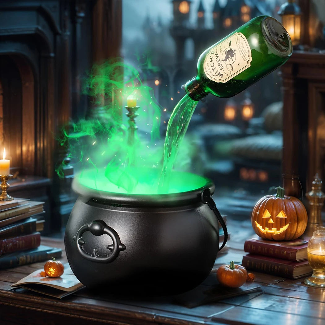 Hauntiva™ Spellbinding Floating Cauldron Centerpiece
