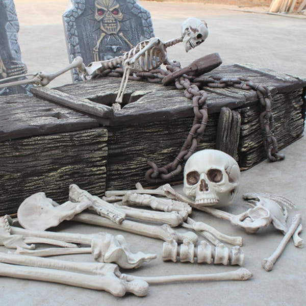 Hauntiva™ Hauntingly Elegant Skeleton Decor Set – 28 pcs