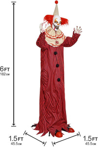 Hauntiva™ Lifesize Animated Scary Clown