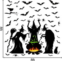 Hauntiva™ Spooky Window Clings Set