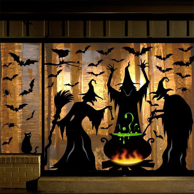 Hauntiva™ Spooky Window Clings Set