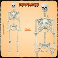 Hauntiva™ Life-Size Halloween Skeleton Decor