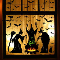 Hauntiva™ Spooky Window Clings Set