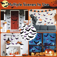 Hauntiva™ Haunting Glow 3D Bat Decorations – 36 pcs