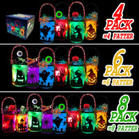 Hauntiva™ Halloween Lantern Craft Kit – 4 pack