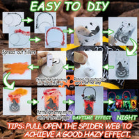 Hauntiva™ Halloween Lantern Craft Kit – 4 pack
