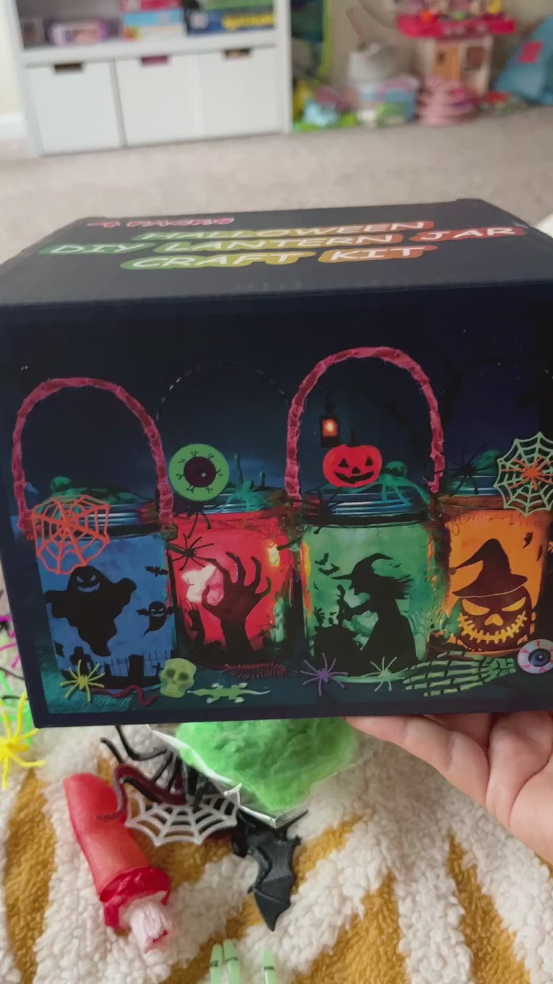 Hauntiva™ Halloween Lantern Craft Kit – 4 pack video