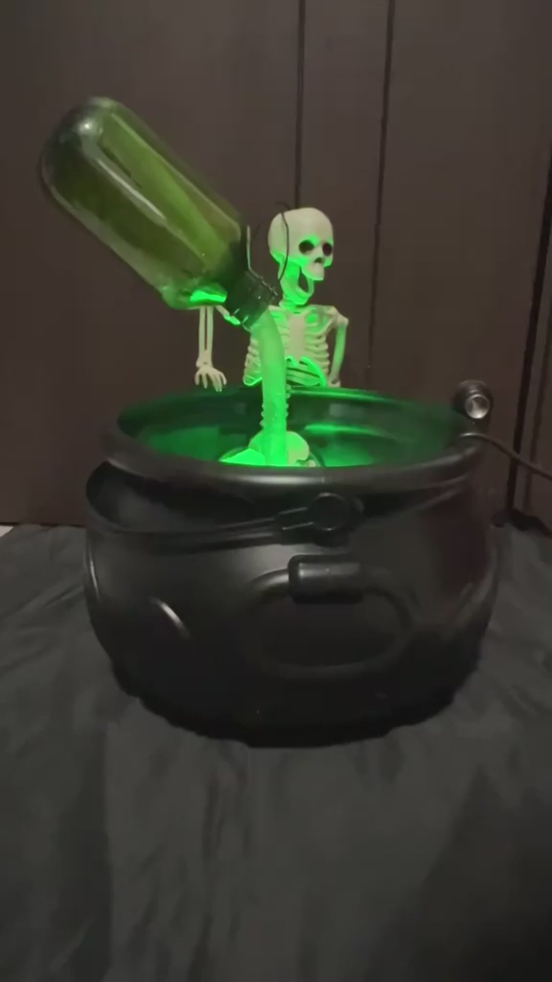 Hauntiva™ Spellbinding Floating Cauldron Centerpiece video