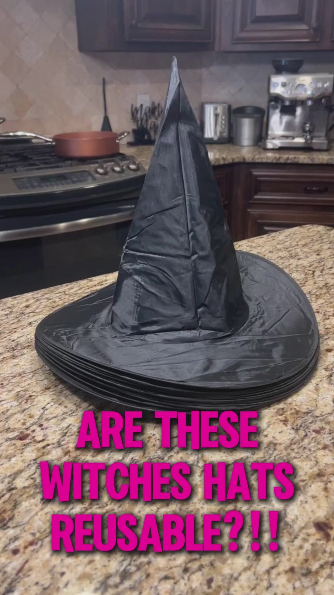 Hauntiva™ Enchanting Floating Witch Hat Set – 12 pcs video