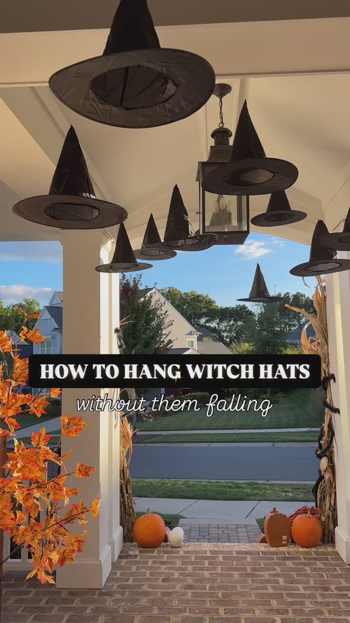 Hauntiva™ Enchanting Floating Witch Hat Set – 12 pcs video